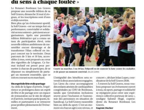 La Soli&rsquo;Graves porte l&rsquo;ambition de donner du sens à chaque foulée